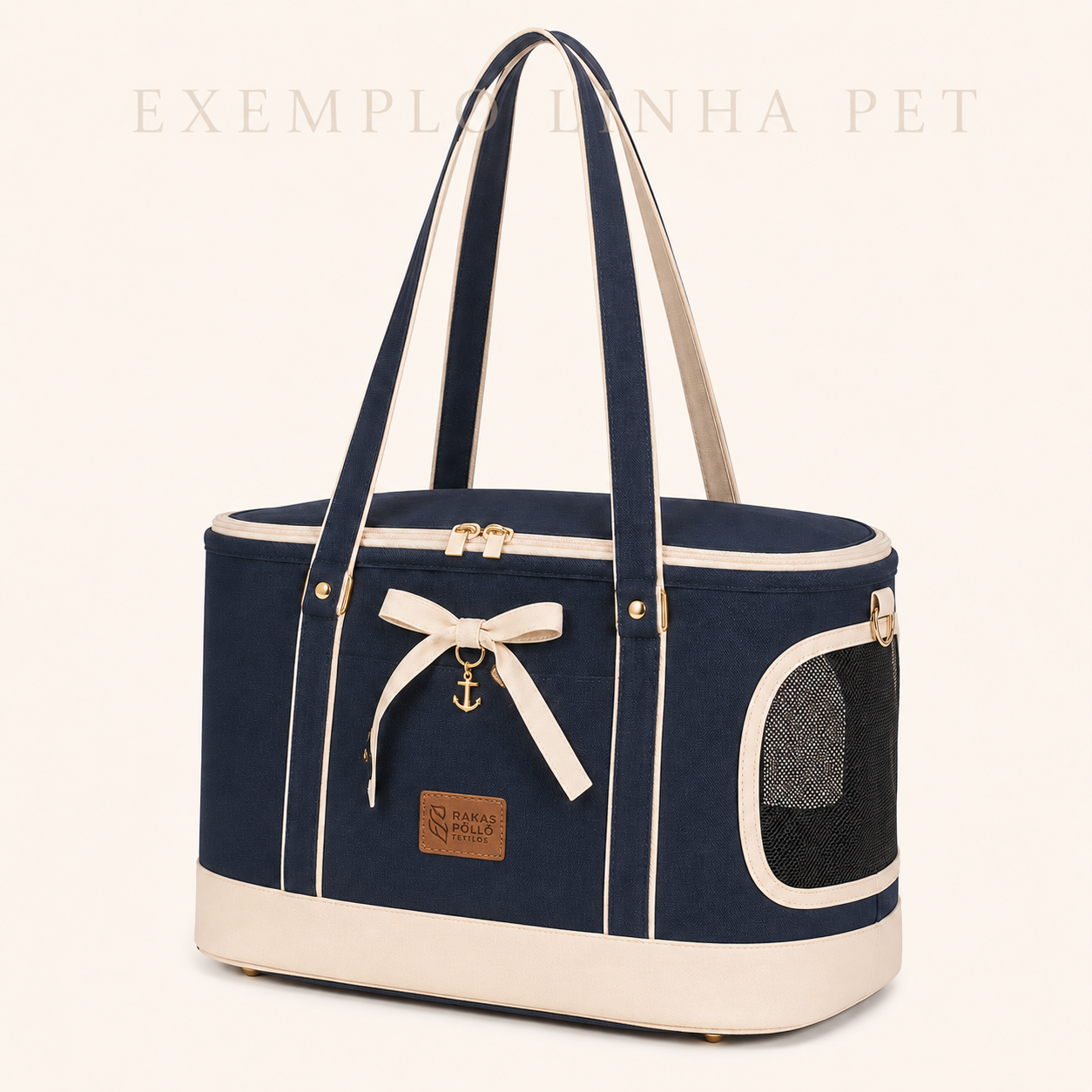 Bolsa de Transporte PET Bege Natural